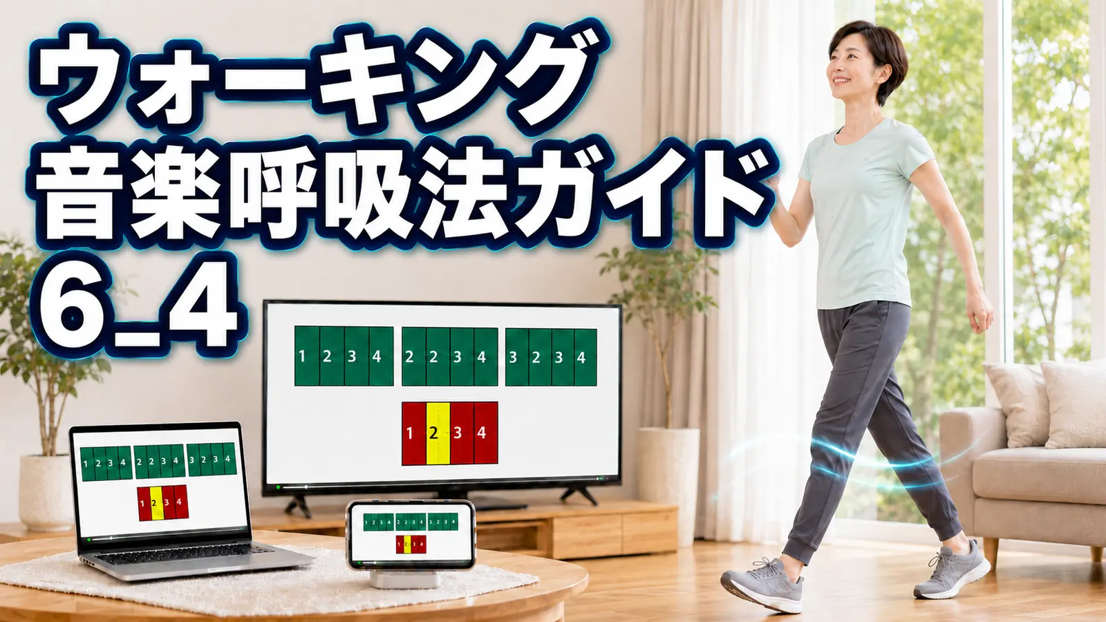ウォーキング音楽呼吸法ガイド 6_4
